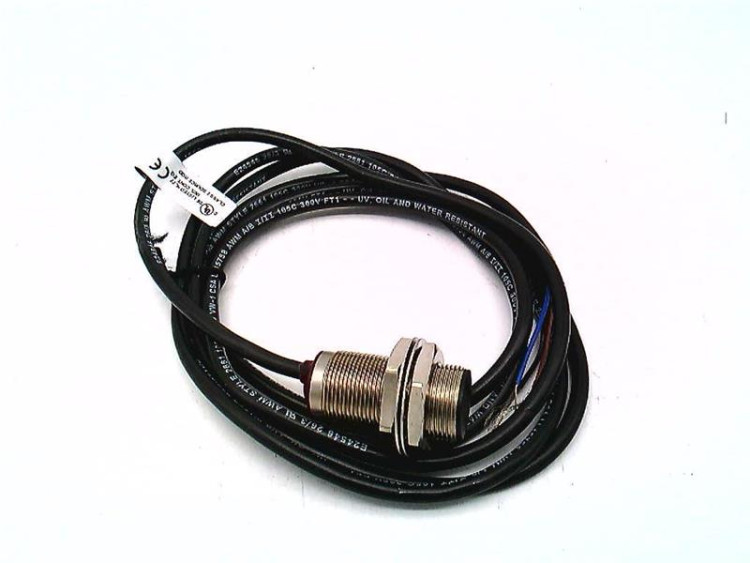 ALLEN BRADLEY 872C-DH5CN18-E2 PROXIMITY SENSOR, 3-WIRE DC, SHORT BARREL, 18MM DIAMETER, TUBULAR:NICKEL PLATED BRASS, SHORT, 5MM SENSING DISTANCE, SHIELDED, N.C., SINK (NPN) OUTPUT, ALLEN BRADLEY 872C-DH5CN18-E2 PROXIMITY SENSOR, 3-WIRE DC, SHORT BARREL, 18MM DIAMETER, TUBULAR:NICKEL PLATED BRASS, SHORT, 5MM SENSING DISTANCE, SHIELDED, N.C., SINK (NPN) OUTPUT,