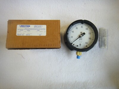AMETEK 155010 PRESSURE GAUGE 0-160PSI AMETEK 155010 PRESSURE GAUGE 0-160PSI
