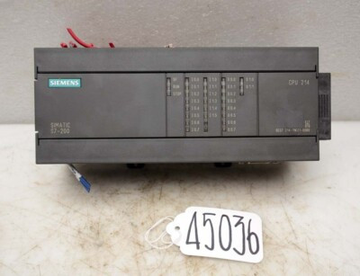 SIEMENS 6ES7-214-1BC01-0X... CPU MODULE 2KBYTE 14POINT IN 10POINT OUT 100-230V SIEMENS 6ES7-214-1BC01-0X... CPU MODULE 2KBYTE 14POINT IN 10POINT OUT 100-230V
