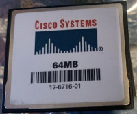 64MB CF for the Cisco 3800 Series