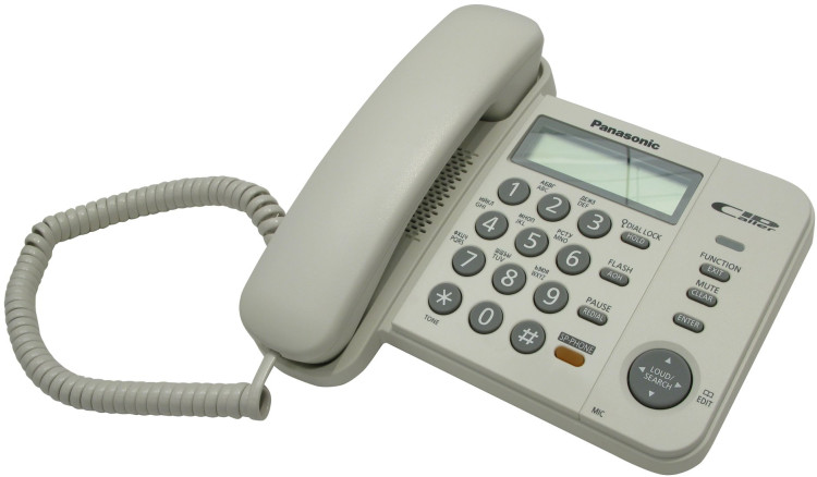 Телефон Panasonic KX-TS2358RUW Телефон Panasonic KX-TS2358RUW