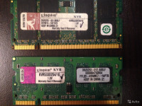 Память Kingston DDR-II 1Gb (PC-4200)   KVR533D2S4-1G