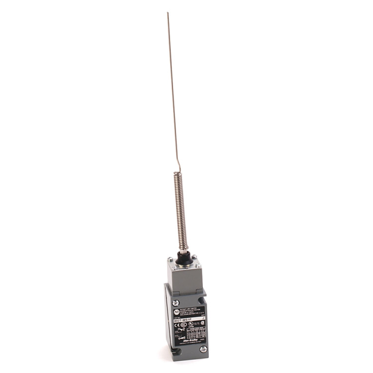 ALLEN BRADLEY 802T-WS1P LIMIT SWITCHES, PLUG-IN STYLE OILTIGHT, WOBBLE STICK, CAT WHISKER, SPRING RETURN, WIRE WOBBLE STICK, TRAVEL TO OPERATE 9 DEG, TRAVEL TO RESET 5 DEG, TORQUE TO OPERATE 0.51 NM