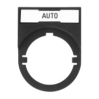 ALLEN BRADLEY 800E-11WE163 800E LEGEND PLATE, 30 X 40MM STD., 2 PIECE SNAP-IN, ENGLISH OFF, WHITE WITH BLACK LEGEND TEXT