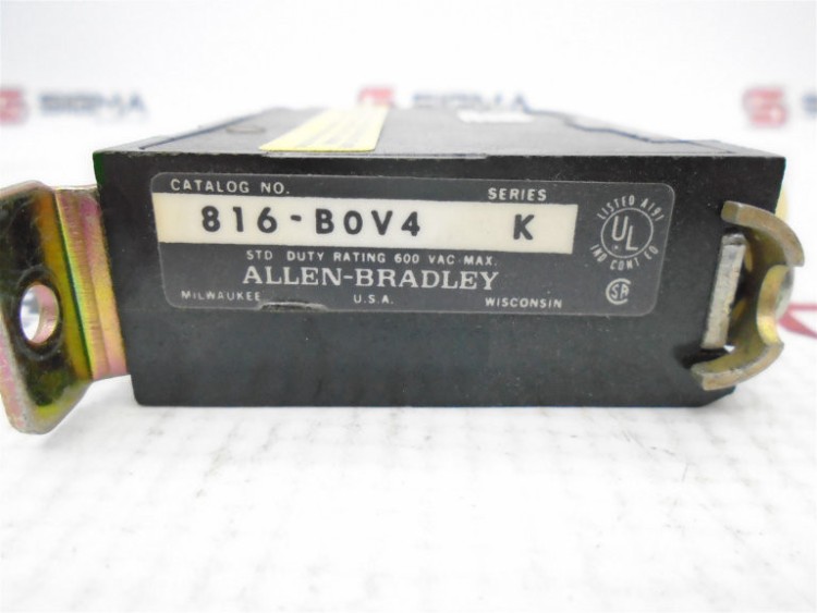 ALLEN BRADLEY 816-EOV4 OVERLOAD RELAY 600VAC MAX ALLEN BRADLEY 816-EOV4 OVERLOAD RELAY 600VAC MAX