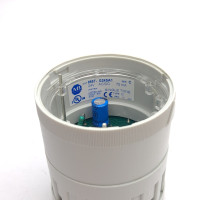 ALLEN BRADLEY 855T-G24SA1 SOUND MODULE FOR TOWER LIGHT 70MM, GRAY BODY, POWER SUPPLY 24V AC/DC, SINGLE TONE TRANSDUCER STYLE