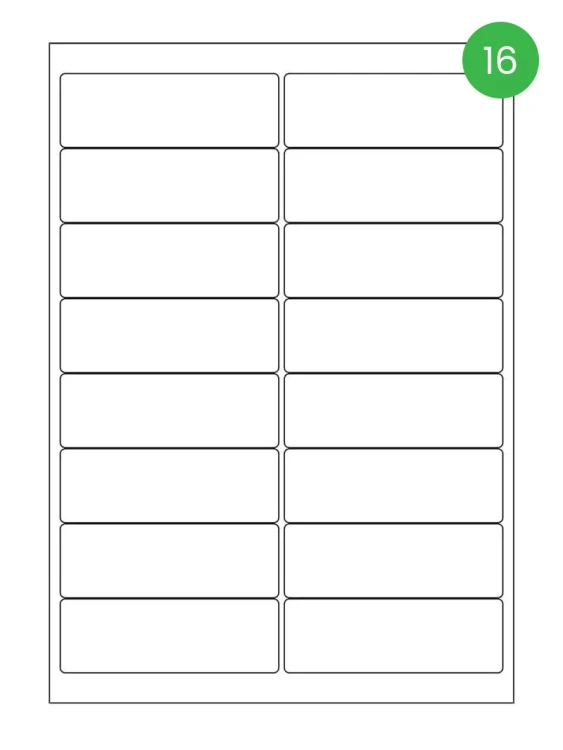 LABELS 16 POINT ADDRESS