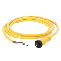 ALLEN BRADLEY 889N-R3AFC-6F CONNECTION SYSTEM, MINI-PLUS, CORDSET, FEMALE 3 PIN, RIGHT ANGLE, 16AWG, 600 V, 13 A, MOLDED OIL-RESISTANT PVC, 1.8 M