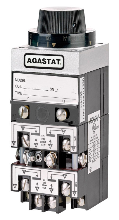 AGASTAT E7014PC002 RELAY TIME DELAY 125VDC 2-20SEC