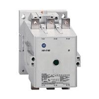 ALLEN BRADLEY 100-D180EA11 CONTACTOR, 90KW/400V, ELECTRONIC COIL 208.277 V AC / 200.255 V DC, 3 POLE, 1 N.O. + 1 N.C. AUXILIARY CONTACTS INSTALLED