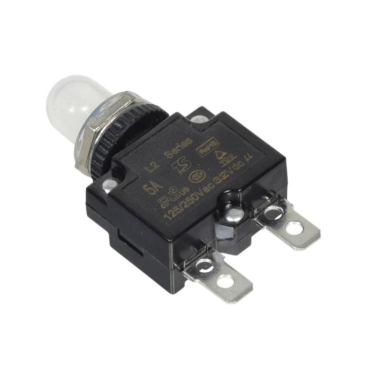 CIRCUIT BREAKER 5AMP 240VAC 1POLE PRESS-TO-RESET CIRCUIT BREAKER 5AMP 240VAC 1POLE PRESS-TO-RESET