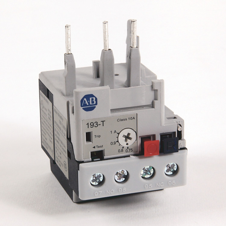 ALLEN BRADLEY 193-T1AB63 T1 MCS OVERLOAD RELAY, IEC, BIMETALLIC, 4.5-6.3A ALLEN BRADLEY 193-T1AB63 T1 MCS OVERLOAD RELAY, IEC, BIMETALLIC, 4.5-6.3A
