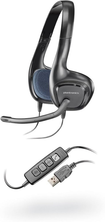 Plantronics AUDIO 628, USB PC headset, emea Стерео-гарнитура USB для компьютера