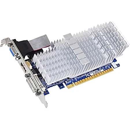 Видеокарта 2Gb Gigabyte GV-N610SL-2Gl GeForce GT 610 SILENT GDDR3 (64bit) (D-Sub, DVI, HDMI) PCI-Ex
