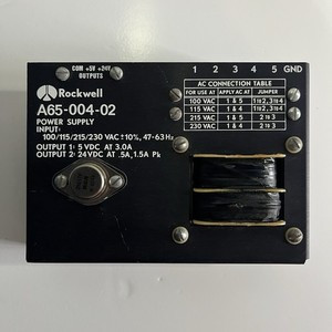 ALLEN BRADLEY A65-004-03 POWER SUPPLY 100/115 215/230VAC 47-63HZ ALLEN BRADLEY A65-004-03 POWER SUPPLY 100/115 215/230VAC 47-63HZ