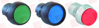 ALLEN BRADLEY 800FP-G2 PUSH BUTTON, PLASTIC BODY, GUARDED OPERATOR, BLACK CAP, WITH LASER-ENGRAVED WHITE, SINGLEPACK