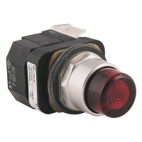 ALLEN BRADLEY 800T-PB16G 30.5MM TYPE 4/13 MOM. CONTACT PB-ILLUM., GREEN, EXT. HD W/O GUARD, INCAND./NO OPTIONS, 120V AC 50/60 HZ, 1 NO-1 NC