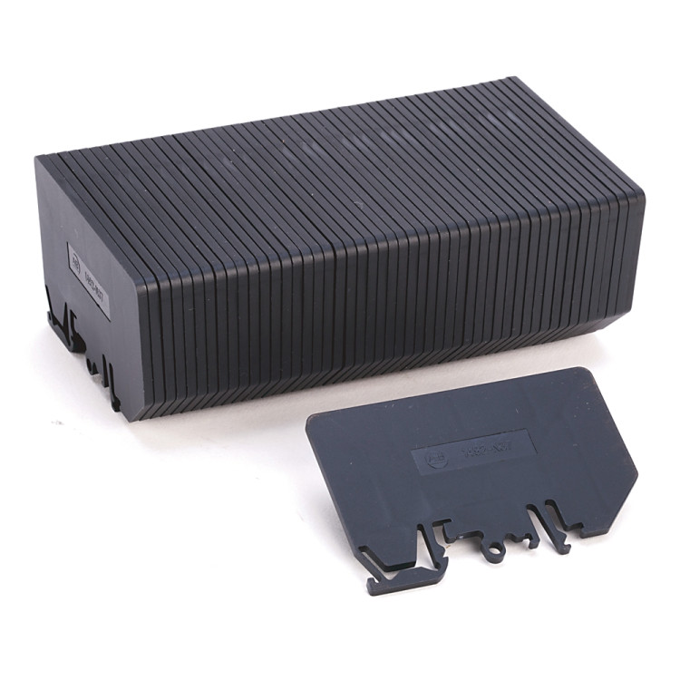 ALLEN BRADLEY 1492-N37 END BARRIER SINGLE CIRCUIT FUSE OR ISOLATION BLOCKS, BLACK, ALLEN BRADLEY 1492-N37 END BARRIER SINGLE CIRCUIT FUSE OR ISOLATION BLOCKS, BLACK,