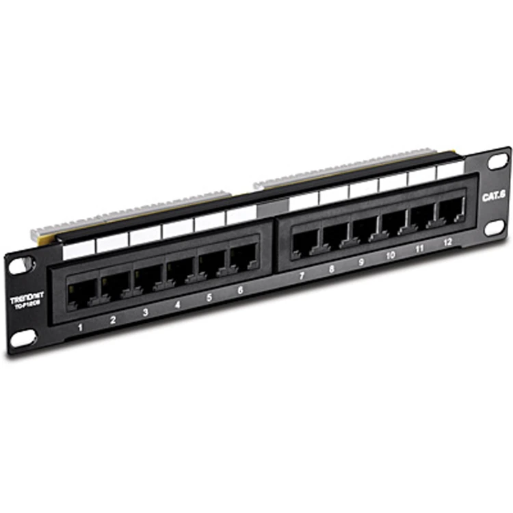 Патч-панель TRENDNET TC-P12C6, 12-Port Патч-панель TRENDNET TC-P12C6, 12-Port