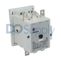 ALLEN BRADLEY 100-D180D11 CONTACTOR, 90KW/400V, CONVENTIONAL COIL 110V 50HZ / 120V 60HZ, 3 POLE, 1 N.O. + 1 N.C. AUXILIARY CONTACTS INSTALLED