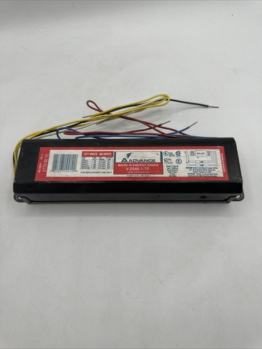 ADVANCE BALLAST V-2S40-1-TP BALLAST 2LIGHT F40T12ES RS 277V ADVANCE BALLAST V-2S40-1-TP BALLAST 2LIGHT F40T12ES RS 277V