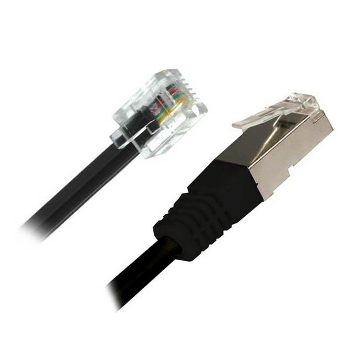 DSL RJ45 to dual RJ11 breakout cable