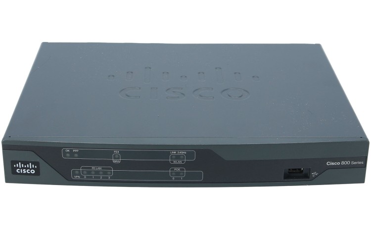 Cisco 888E EFM Router with ISDN backup