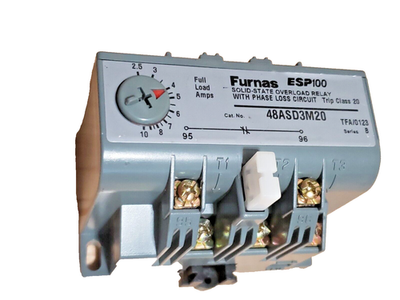 SIEMENS 48ASD3M20 OVERLOAD RELAY SOLID STATE THERMAL 3PH 2.5-10AMP SIEMENS 48ASD3M20 OVERLOAD RELAY SOLID STATE THERMAL 3PH 2.5-10AMP
