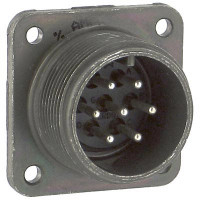 AMPHENOL MS3108A16S-1S CIRCULAR CONNECTOR PLUG SIZE 16S, 7POS, CABLE; CONNECTOR TYPE:CIRCULAR MILITARY; CONNECTOR BODY MATERIAL:ALUMINIUM ALLOY; GENDER:PLUG; CONTACT GENDER: