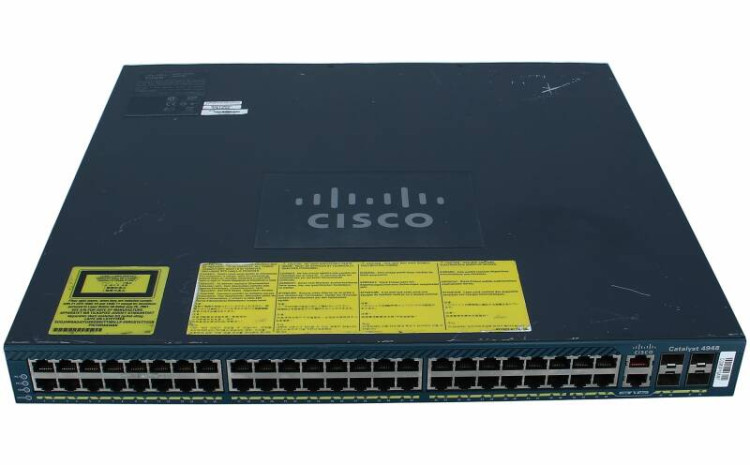 Catalyst 4948, optnl sw, 48-Port 10/100/1000+4 SFP, no p/s