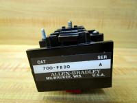 ALLEN BRADLEY 700-PKB20 700-P 2ND LEVEL ADDER DECK, 2 POLE, 20 AMP CONTACT RATING