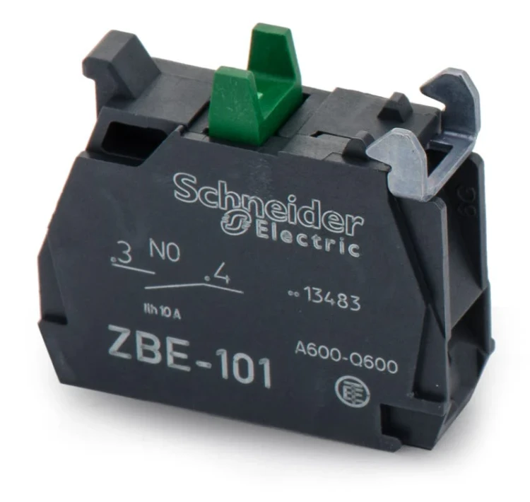 GROUPE SCHNEIDER ZBE-101 CONTACT BLOCK 10AMP 240-600VAC 3/NO GROUPE SCHNEIDER ZBE-101 CONTACT BLOCK 10AMP 240-600VAC 3/NO