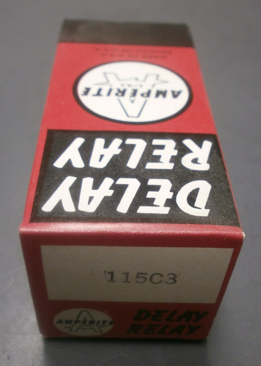 AMPERITE 115C3 TIME DELAY RELAY 3A 115VAC/DC OCTAL BASE AMPERITE 115C3 TIME DELAY RELAY 3A 115VAC/DC OCTAL BASE
