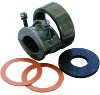 AMPHENOL 97-3057-12 CABLE CLAMP, SIZE 20/22, ZINC ALLOY; FOR USE WITH:97 SERIES CIRCULAR CONNECTORS; CONNECTOR SHELL SIZE:20 / 22; STRAIN RELIEF MATERIAL:ZINC ALLOY; CABL