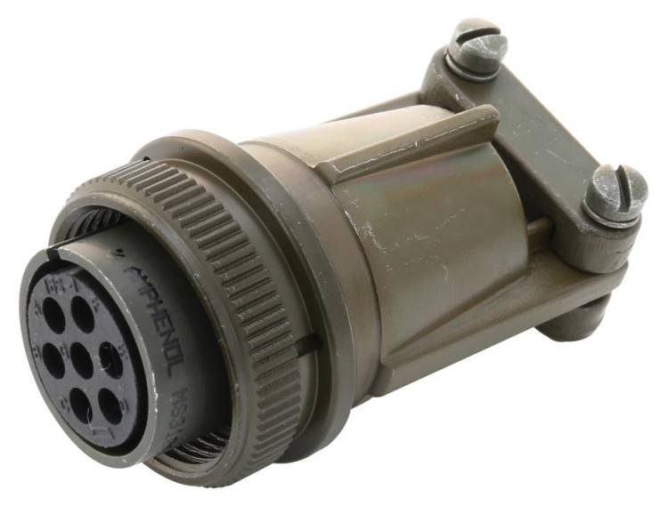 AMPHENOL MS3106F12S-3S CIRCULAR CONNECTOR PLUG SIZE 12S, 2POS, CABLE; CONNECTOR TYPE:CIRCULAR MILITARY; CONNECTOR BODY MATERIAL:ALUMINIUM ALLOY; GENDER:PLUG; CONTACT GENDER: