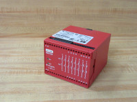 ALLEN BRADLEY 440R-E21358 EXPANSION RELAY MSR122E 24V AC CCSAFETY OUTPUTS 6 NC AUXILIARY OUTPUTS 1NC 100MM