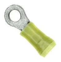 (PRICE/PK OF 500) TERMINAL, RING TONGUE, #10, CRIMP YELLOW; CONNECTOR TYPE:RING TONGUE; SERIES:PIDG; INSULATOR COLOR:YELLOW; TERMINATION METHOD:CRIMP; (PRICE/PK OF 500) TERMINAL, RING TONGUE, #10, CRIMP YELLOW; CONNECTOR TYPE:RING TONGUE; SERIES:PIDG; INSULATOR COLOR:YELLOW; TERMINATION METHOD:CRIMP;