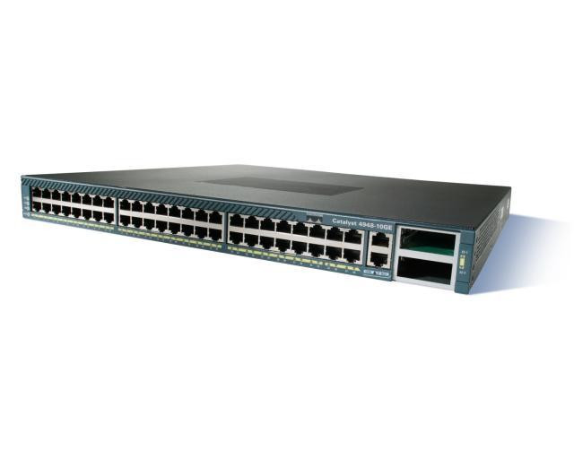 Catalyst 4948, optnl sw, 48*10/100/1000+2*10GE(X2), no p/s