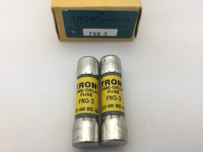 BUSSMANN FNQ-3  FUSE, 3A, 500V, TIME DELAY; VOLTAGE RATING VAC:500V; FUSE CURRENT:3A; BLOW CHARACTERISTIC:TIME DELAY; FUSE BODY MATERIAL:FIBER; FUSE SIZE CODE:5AG; FU