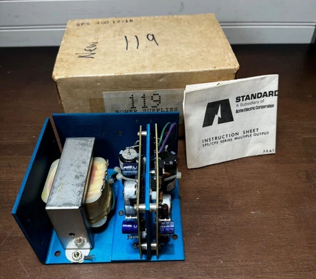 ACME ELECTRIC 30B24H POWER SUPPLY 24VDC UNREGULATED 1.2AMP