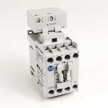 CONTACTOR, SCREW TERMINALS, 4KW/400V, COIL 2 TERMINALS, COIL TERMINALS AT LOAD SIDE, CONTROL VOLTAGE 110V 50HZ / 120V 60HZ, 1 N.O. AUXILIARY CONTACT, SINGEL PACK