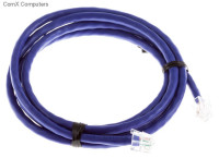 Lavender Cable for xDSL, Straight-through, RJ-11, 6 feet
