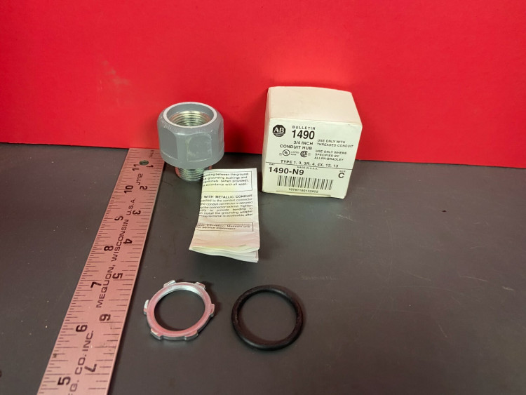 ALLEN BRADLEY 1490-N9-OS CONDUIT HUB POLYESTER 3/4IN OLD STYLE ALLEN BRADLEY 1490-N9-OS CONDUIT HUB POLYESTER 3/4IN OLD STYLE