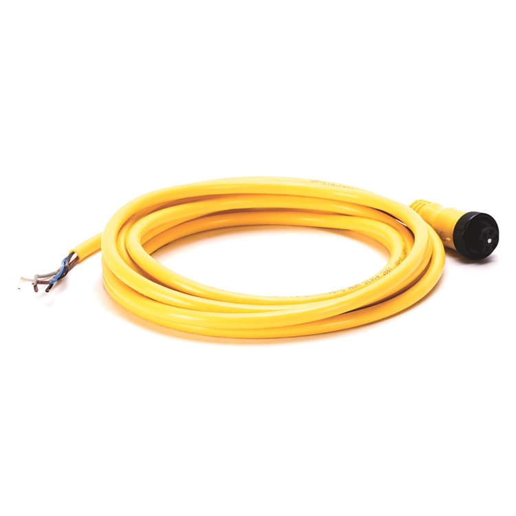 ALLEN BRADLEY 889N-R5AE-12F MINI/MINI PLUS, FEMALE, R-ANG, 5-PIN, PVC CABLE, YELLOW, UNSHIELDED, IEC COLOR CODED, NO CONNECTOR, 12 FEET (3.66 METERS) ALLEN BRADLEY 889N-R5AE-12F MINI/MINI PLUS, FEMALE, R-ANG, 5-PIN, PVC CABLE, YELLOW, UNSHIELDED, IEC COLOR CODED, NO CONNECTOR, 12 FEET (3.66 METERS)