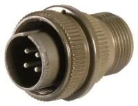 AMPHENOL MS3110F14-5P CIRCULAR CONN, RCPT, SIZE 14, 5POS, WALL; CONNECTOR TYPE:CIRCULAR MILITARY; CONNECTOR BODY MATERIAL:ALUMINIUM; GENDER:RECEPTACLE; CONTACT GENDER:PIN;
