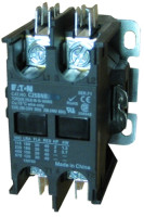 EATON CORPORATION C25-BNB-230T CONTACTOR 30AMP 2POLE 24VAC DEFINITE PURPOSE