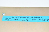 ALLEN BRADLEY 1778-IB DC INPUT MODULE 12-24V