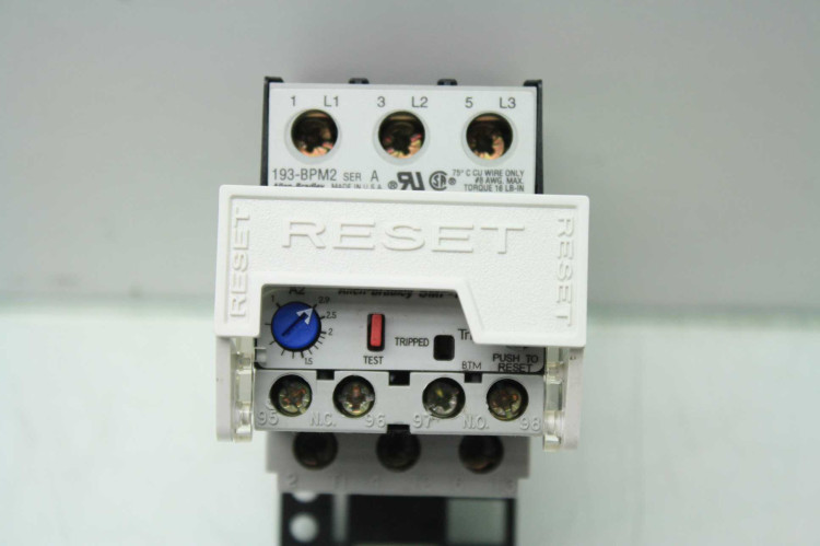 ALLEN BRADLEY 592-A3DT SMP-1 SOLID-STATE OLR, 3 PHASE, MANUAL RESET, 1.0-2.9A, CLASS 30
