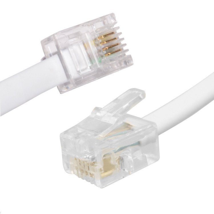 ADSL Cable Straight-through RJ11, 4 meter ADSL Cable Straight-through RJ11, 4 meter