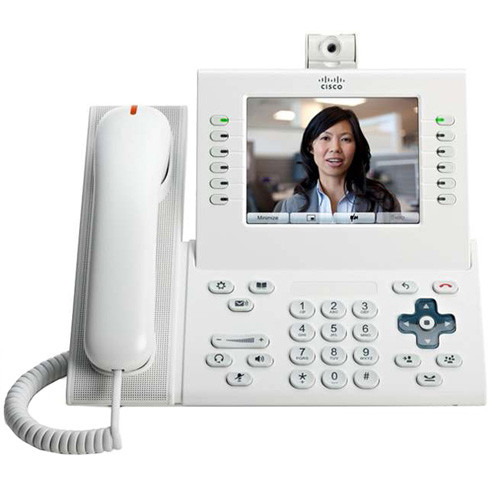 Cisco UC Phone 9971, White, Arabic keypad, Std HS, Camera